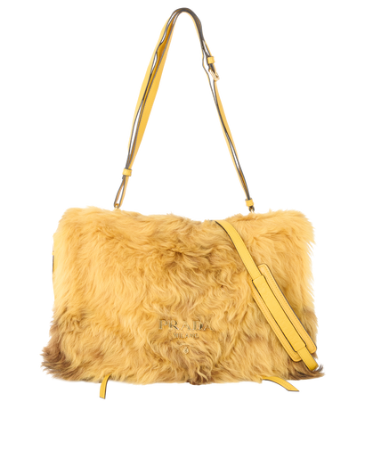 Fluffy Flap Bag, front view